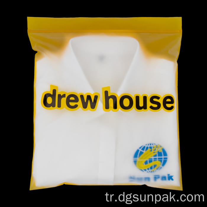 giysiler için mylar zip kilit ambalajı